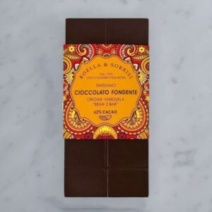 Boella & Sorrisi Tavoletta di cioccolato fondente Venezuela 62%