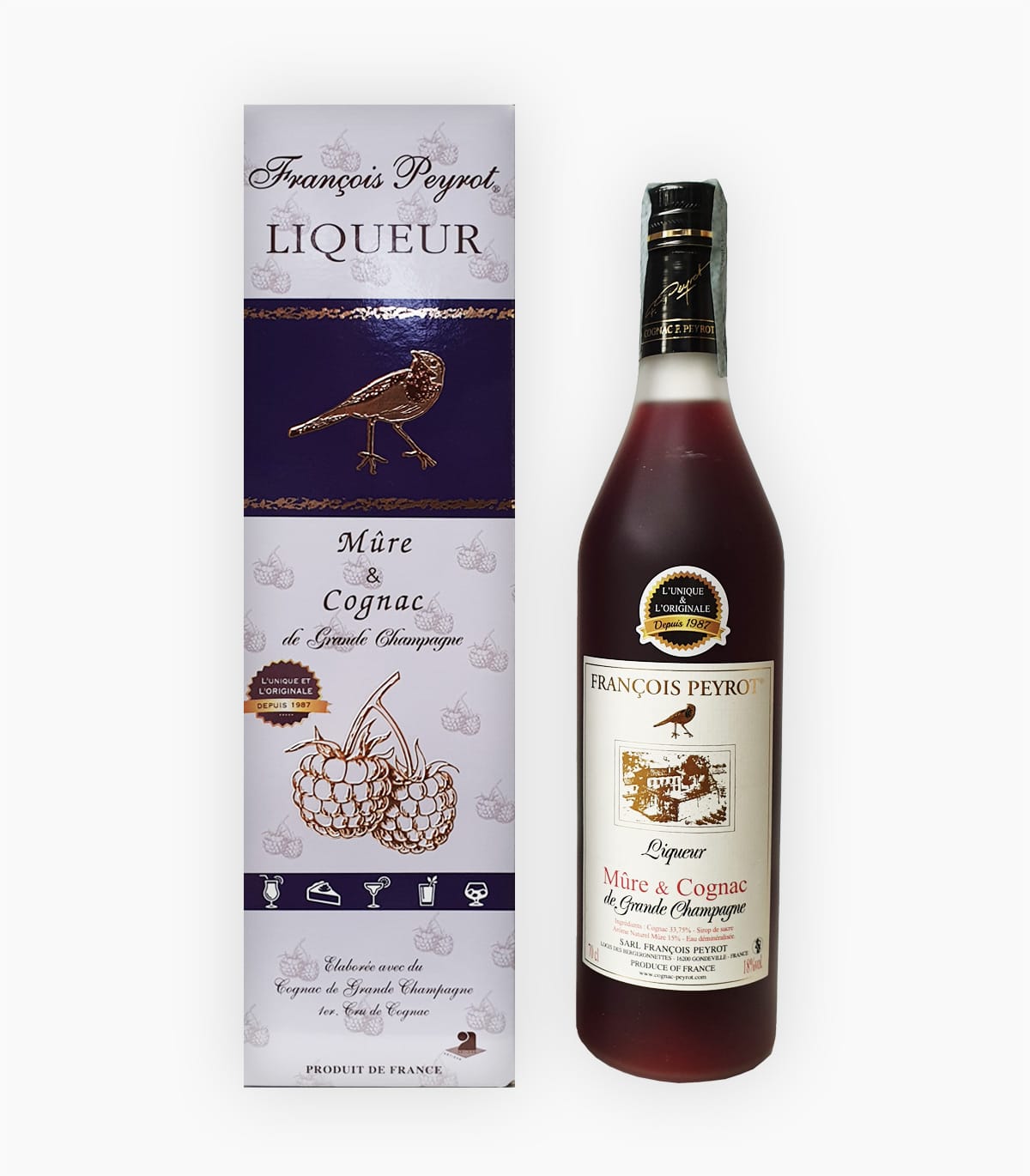 François Peyrot Liqueur Mûre & Cognac vendita al prezzo €31,50