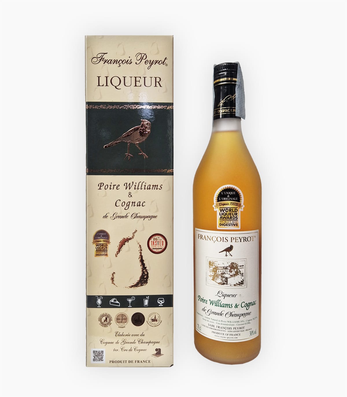 François Peyrot Liqueur Poire Williams & Cognac vendita al prezzo