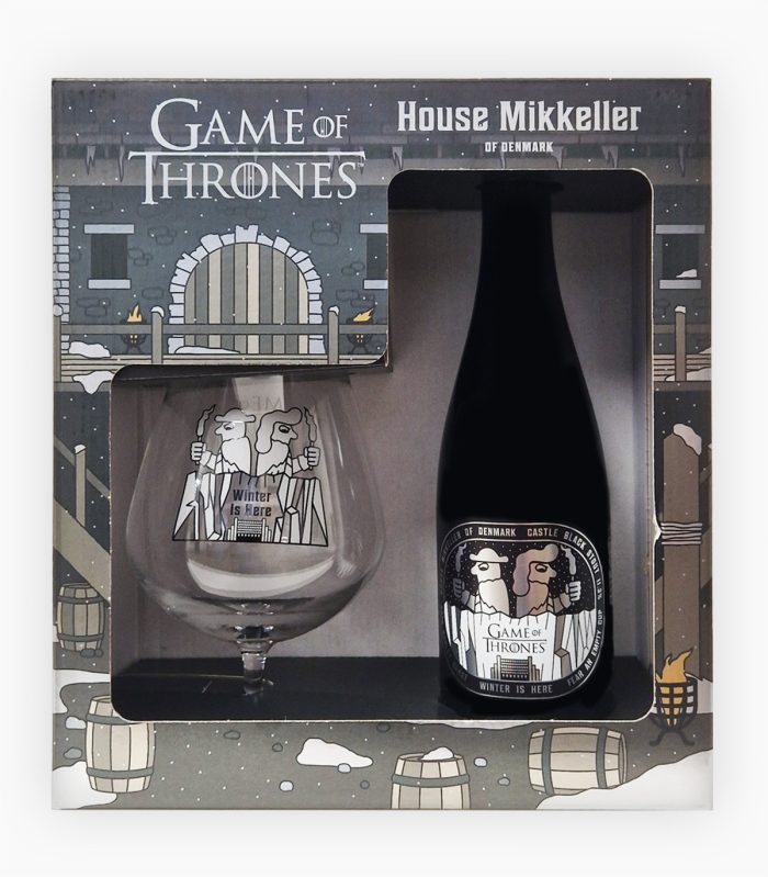 MIKKELLER GAME OF THRONES CASTLE BLACK STOUT PACK + BICCHIERE