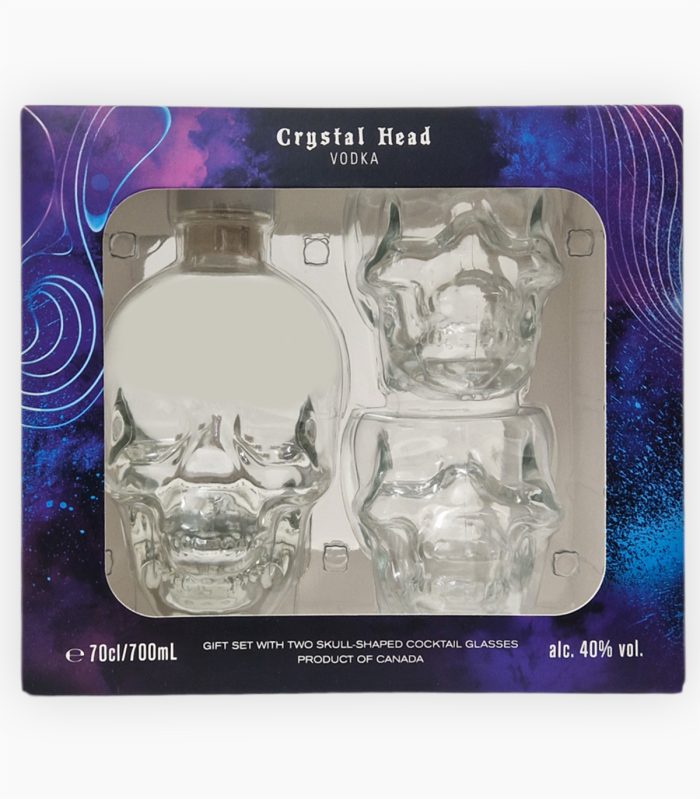 Crystal Head + 2 Bicchieri Pack