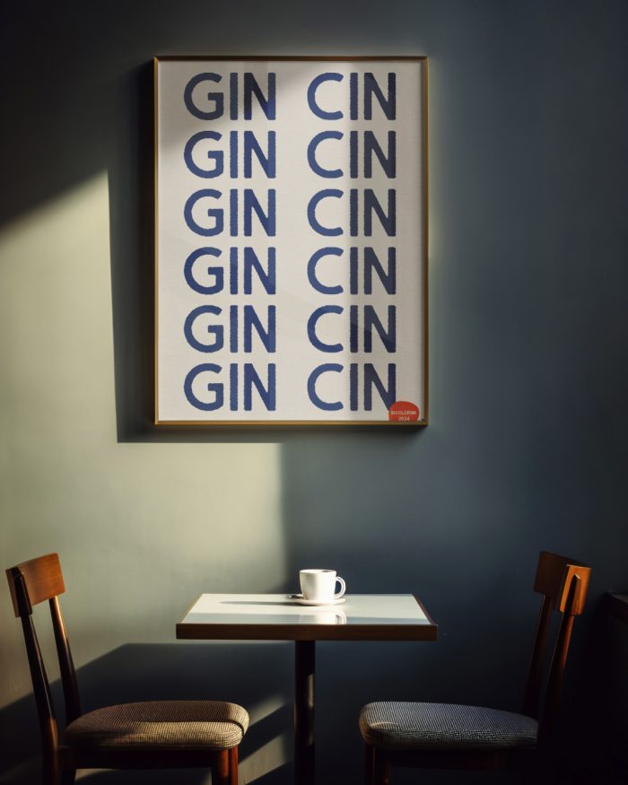 Poster Gin Cin by Rivoldrink