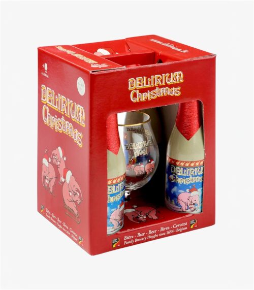 Huyghe Delirium Christmas Giftpack 4 Bottiglie + 1 Bicchiere