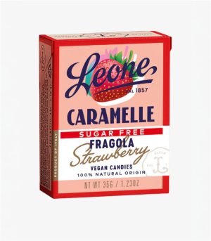 LEONE CARAMELLE FRAGOLA SUGAR FREE 35GR