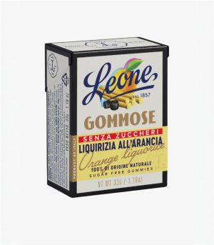 LEONE GOMMOSE LIQUIRIZIA ALLARANCIA SUGAR FREE 33GR