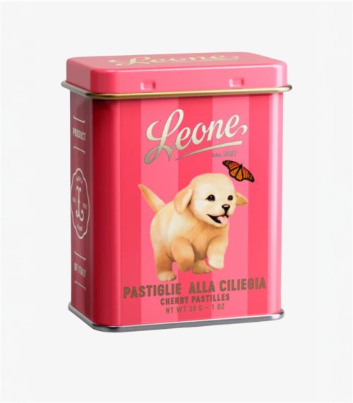 Leone Teneri Cuccioli Lattina Pastiglie Ciliegia