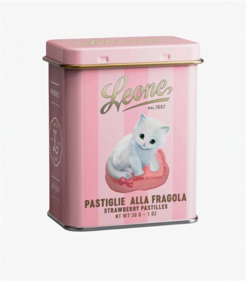 Leone Teneri Cuccioli Lattina Pastiglie Fragola