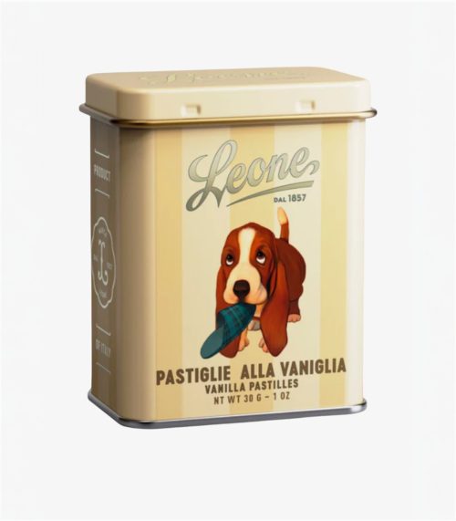 Leone Teneri Cuccioli Lattina Pastiglie Vaniglia