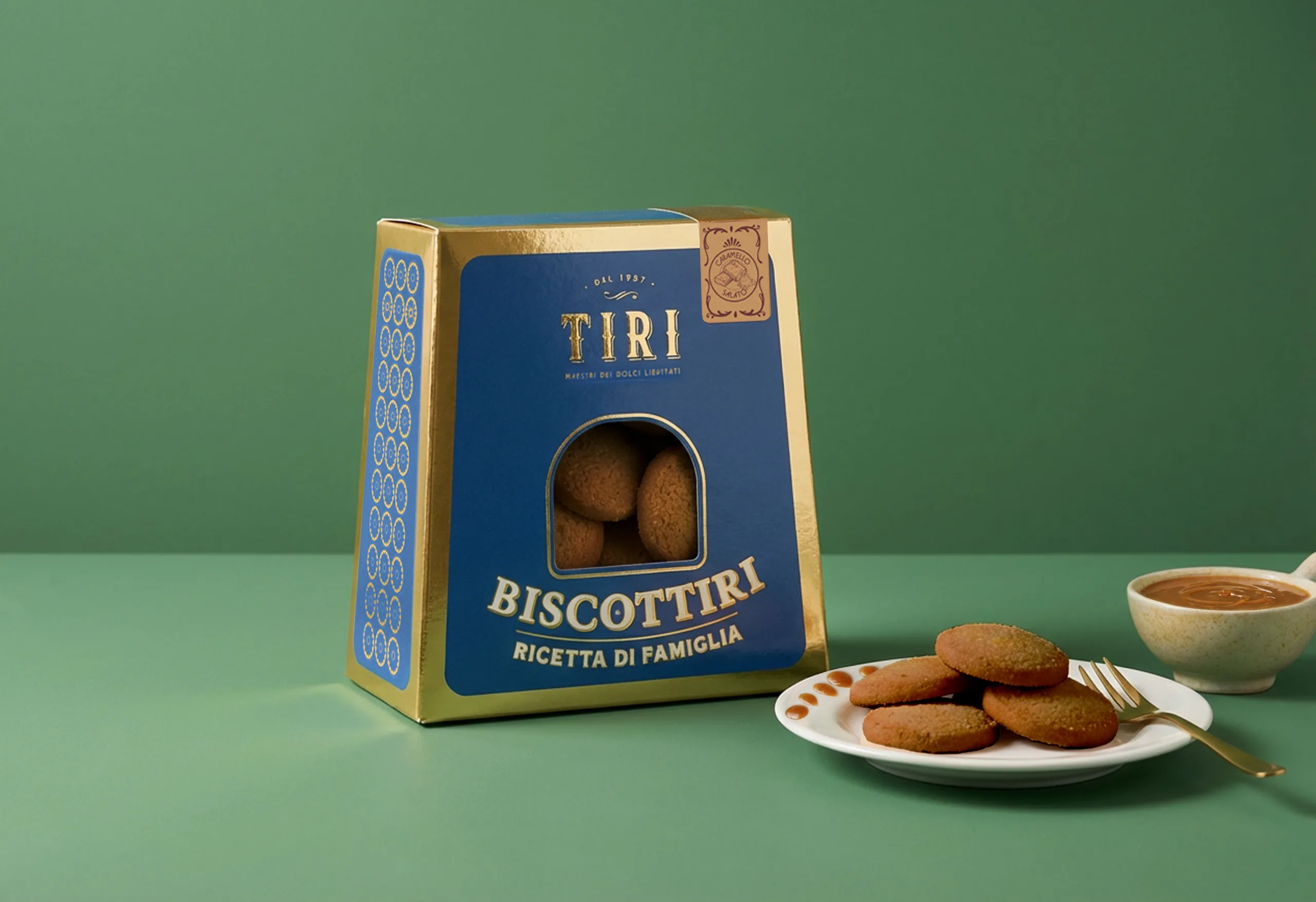 TIRI BISCOTTIRI AL CARAMELLO SALATO 2 TIRI BISCOTTIRI AL CARAMELLO SALATO