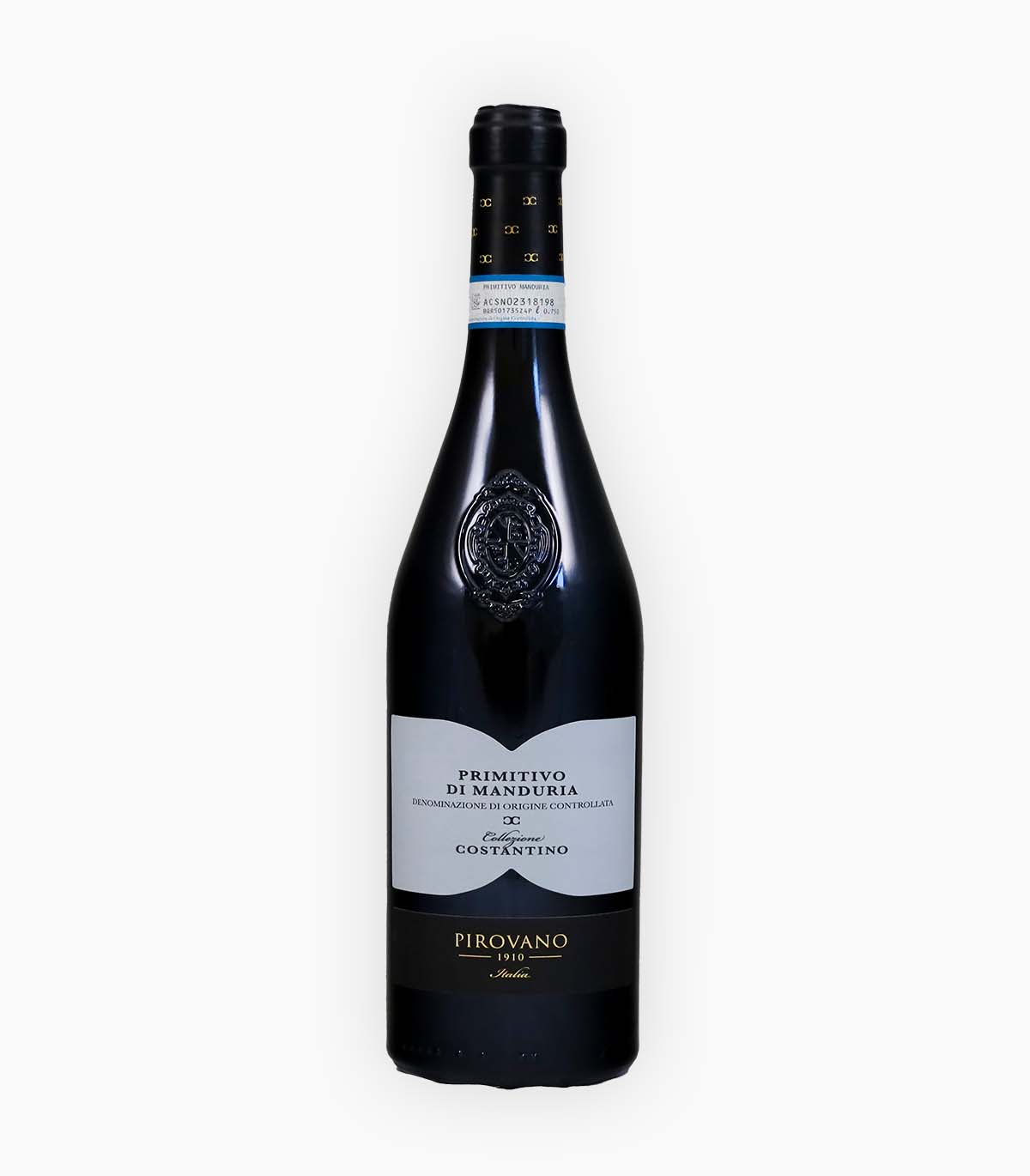 PIROVANO COLLEZIONE COSTANTINO PRIMITIVO DI MANDURIA DOC 2 PIROVANO COLLEZIONE COSTANTINO PRIMITIVO DI MANDURIA DOC