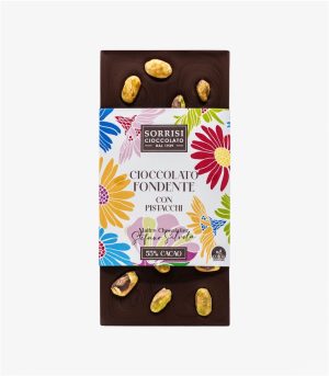 CIOCCOLATO FONDENTE CON PISTACCHI