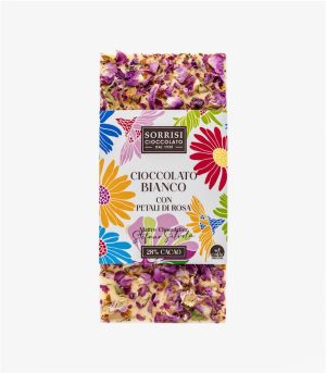 SORRISI CIOCCOLATO.B. CON PETALI DI ROSA